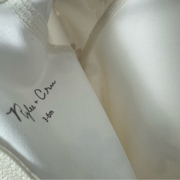 Rylee and Cru Delphine Rashguard One Piece Floral Bathing Suit Size 3-6m - Picture 4 of 6